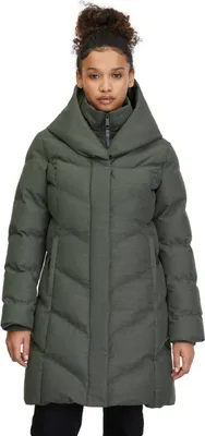 Produktbild von Ragwear Natalka - Damen Steppmantel, Größe:M, Farbe:dark olive