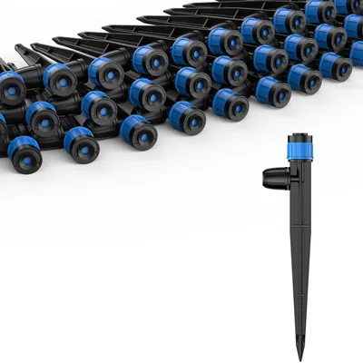 Productafbeelding van 30 stuks druppelirrigatie, druppelaar voor 6 mm, instelbare 360° waterstroom
