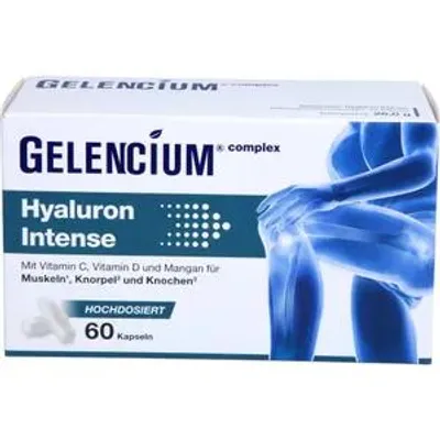 Produktbild von Gelencium Hyaluron Intense hochdos.Vitamin C Kaps. 60 St