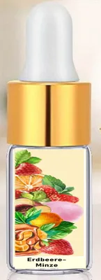 Produktbild von GKA Parfüm Öl Erdbeere und Minze aus Frankreich Parfümöl Kosmetik Pfirsich, Orange, Erdbeere, Minze, Karamell sehr intensiv Probierfläschchen
