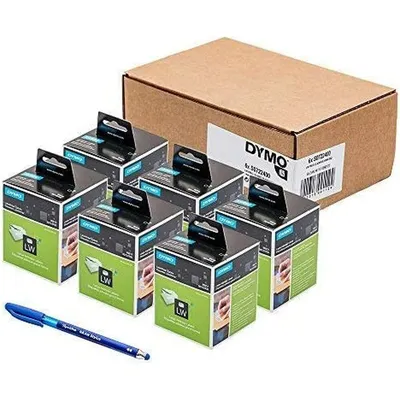 Productafbeelding van Dymo - Etiketten, LabelWriter, adreslabels, 36x89mm, 2 rollen à 260 stuks, wit | 6 stuks