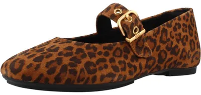 Produktbild von FitFlop Delicato Suede Leopard Mary Janes 39