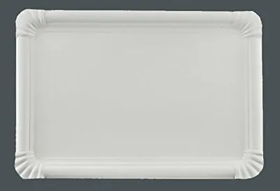 Produktbild von Hosti Pappteller rechteckig, 23 x 33cm, 250 Stück