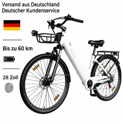 Produktbild von PIXAR C1 Pedelec 28 Zoll, 36V 13Ah Akku bis 50km Reichweite, Shimano 7-Gang, 250W