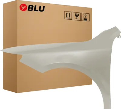 Zdjęcie produktu dla BLU Błotnik pasujący do Skoda Superb II 3T LIFT LF8H Lewy Brązowy CapuccinoBeige | 2013-2015 | Przedni Przód | Lakierowany | Gotowy do montażu | Stal