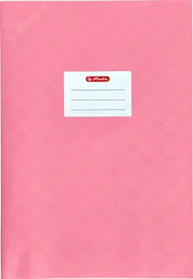 Produktbild von Herlitz Hefthülle A4 Baststruktur, 25 Stück, rosa