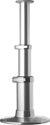 Image de Zwaardvis Triton DeLuxe Pied de table Ø100 x 297-672mm avec vérin à gaz de 25kg