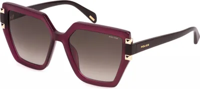 Imagen del producto de Gafas de sol para mujer, modelo SPLP46, color viola opalino brillante, dimensiones 55/18/140
