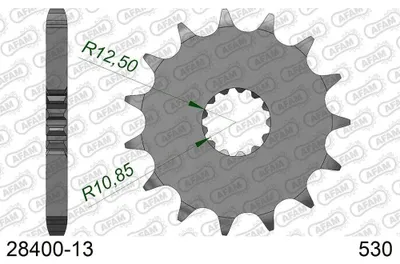 Produktbild von AFAM Kettenritzel 28400-16 Vorne für YAMAHA MOTORCYCLES FZR Stahl