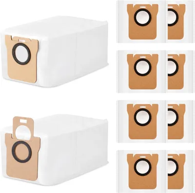 Produktbild von 10 Stück Staubbeutel für Dreame L10s Ultra / L10 Ultra / L20 Ultra & Xiaomi X10+ / X20+ / X20 Max Saugroboter, 2,5L Beutel Große Kapazität Zubehör Staubsaugerbeutel