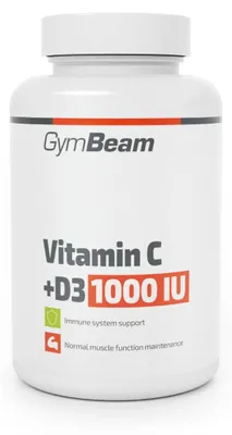 Image de GymBeam | Vitamine C + D3 1000 UI