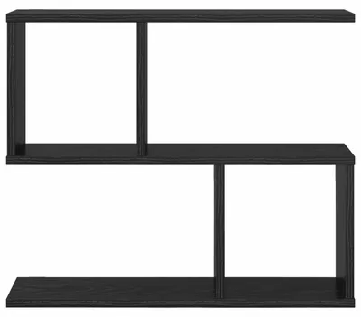 Produktbild von vidaXL Wandregal Schwarze Eiche 60 x 12 x 50,5 cm Holzwerkstoff