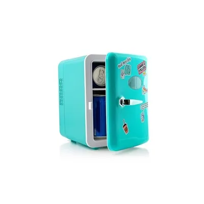 Image de Canal Toys- Mini réfrigérateur mixte bleu-INF037-Créateur, solide, bleu-vert, 4 L (INF 037) CANAL TOYS