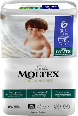 Immagine prodotto di Pantaloni Ecodiaper - Taglia 6 XL +14 kg 18 pz