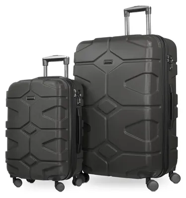 Produktbild von HAUPTSTADTKOFFER X-Kölln - 2er Koffer-Set erweiterbare Trolleys, robuste Hartschale ABS, Handgepäck + Aufgabegepäck Reisekioffer, TSA, (S & L),Graphit