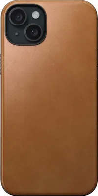 Immagine prodotto di Nomad Custodia moderna in pelle per iPhone 15 Plus English Tan
