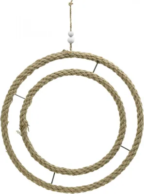 Produktbild von Doppeldekoring mit Jute für kreative Wand- und Fensterdeko