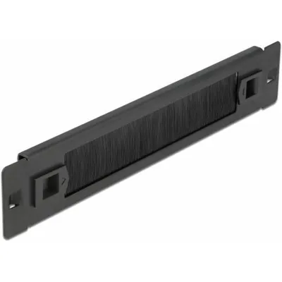 Produktbild von DELOCK 10" Kabelmanagement Bürstenleiste 1 HE schwarz