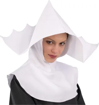 Produktbild von Nonnen Flügelhaube als Kostümzubehör für Fasching & Halloween