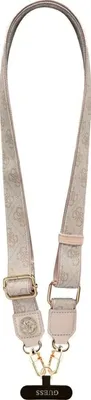 Obrázok produktu pre GUESS univerzálny remienok GUUCNP4DGMP (4GPolyuretánStrap Tether Patch Strass Metal Logo) ružový