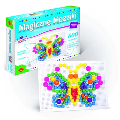 Produktbild von ALEXANDER Magiczne Mozaiki wpinanie guzików 600el.