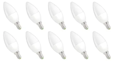 Produktbild von Spectrum E14 LED Kerzenlampe 4W 340lm 4000K Neutralweiß 230V 10 Stück