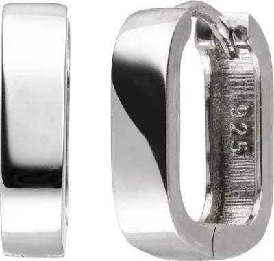 Produktbild von JOBO Creolen 925 Sterling Silber Ohrringe Silbercreolen Silberohrringe