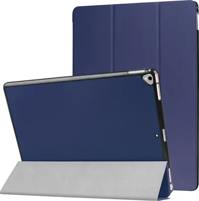 Produktbild von Mobigear Tri-Fold iPad Pro 12.9 Zoll (2015) Hülle Klapphülle - Dunkelblau