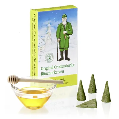 Produktbild von Original Crottendorfer - Räucherkerzen Räucherkegel Gr. M - Waldhonig