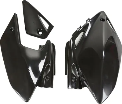 Immagine prodotto di Carene laterali UFO PLAST, set da 3 pezzi per Honda CRF X 450 cc, anni di produzione 2007-2016, colore: nero
