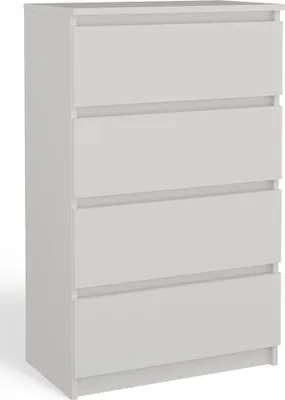 Produktbild von M4/60 Malwa Kommode 4 Schubladen Weiss