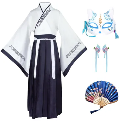 Obrázok produktu pre Detský kostým Hanfu s vlasovými doplnkami