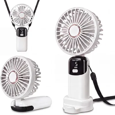 Productafbeelding van Oplaadbare handventilator, 2600 mAh, draagbare ventilator