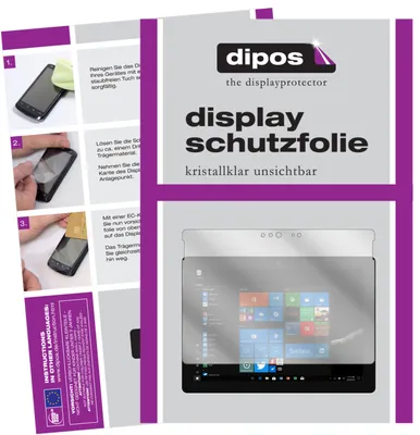 Produktbild von 2x Schutzfolie für Microsoft Surface Go klar Displayschutzfolie Display Schutz