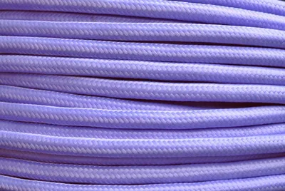 Image de Textil Stromkabel 3x0,75mm² hellviolett