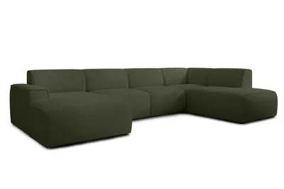 Produktbild von AX LIVING XXL Sofa U Form Didim Grün 378cm breit modern & großzügig R
