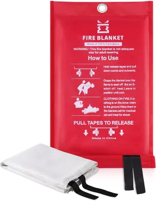 Imagen del producto de Branddecke de fibra de vidrio, 1 m x 1 m, para cocina y hogar