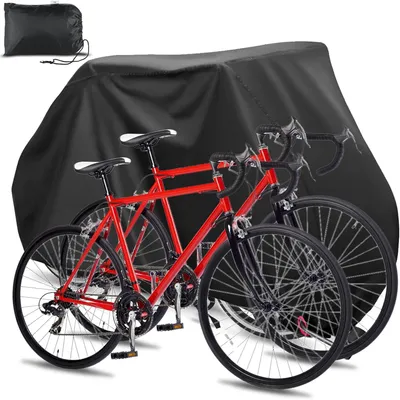Imagen del producto de Cubiertas para bicicletas (para 2 bicicletas) - 210D - Impermeables - Con orificios para candado