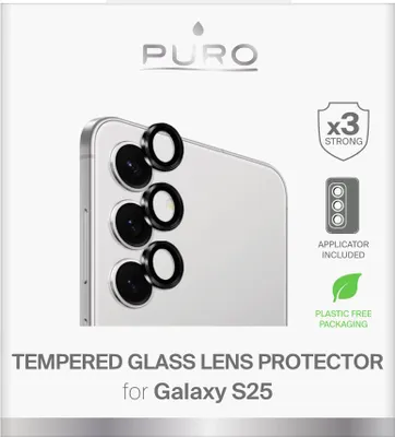 Image de Puro Lentille unique en verre trempé pour Samsung Galaxy S25 Lentilles de l'appareil photo