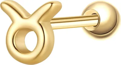Produktbild von Piercing Sterling Silber gelbgold