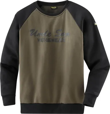 Produktbild von Uncle Sam Sweatshirt oliv/schwarz Gr. 3XL