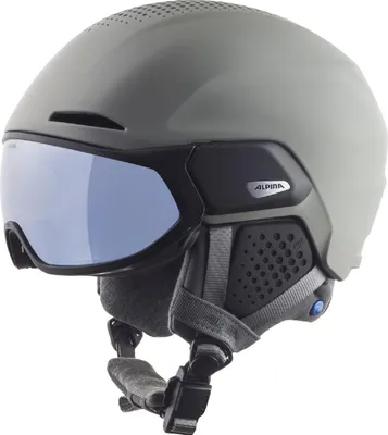 Produktbild von Alpina Alto Q-Lite Visier Skihelm Snowboardhelm moon grey matt A9236 : 51 - 55 cm Grösse - Helme: 51 - 55 cm