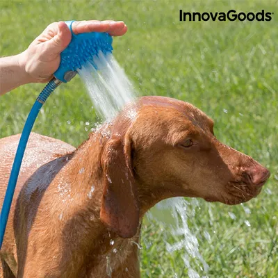 Produktbild von InnovaGoods Haustierbürste mit Wasserschlauch