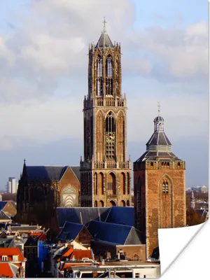 Produktbild von MuchoWow® Poster Domturm - Niederlande - Utrecht 120x160 cm - Wandbilder