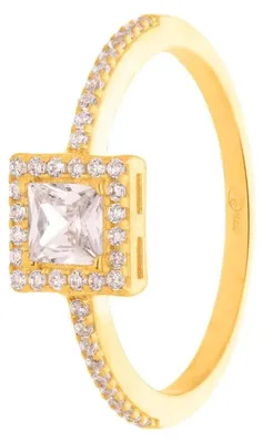 Produktbild von SuzanGold Goldring Damen Echtgold Royalty Ring aus 375 Gelbgold