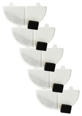 Produktbild von vhbw 5x Filter kompatibel mit HomeRunPet CF2, WF20 Trinkbrunnen für Katzen, Hunde - Filterelement + Pumpenfilter