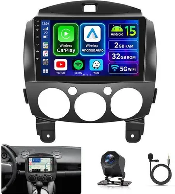 Zdjęcie produktu dla Radio samochodowe [2007-2014], 2+32 GB, kompatybilne z CarPlay