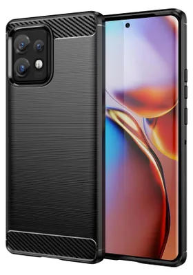 Zdjęcie produktu dla Etui z włókna węglowego do Motorola Edge 40 Pro ochronne etui na telefon komórkowy z TPU