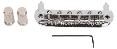Produktbild von E-Gitarrenbrücke, 6-saitiger Saitenhalter, Metallinstrumentenzubehör für JazzmasterSilver