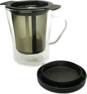 Immagine prodotto di Finum CESTINO PER INFUSIONE (M) - Filtro permanente per tè e caffè, filtro permanente per tè